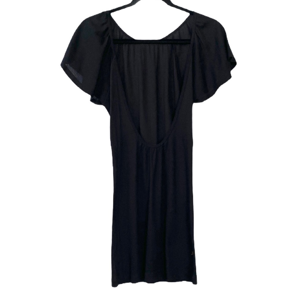 Kiki Di Montparnasse Black Scoop Back Mini Dress